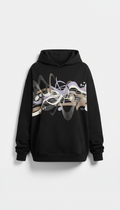 Oversized Cotton Lyric Hoodie