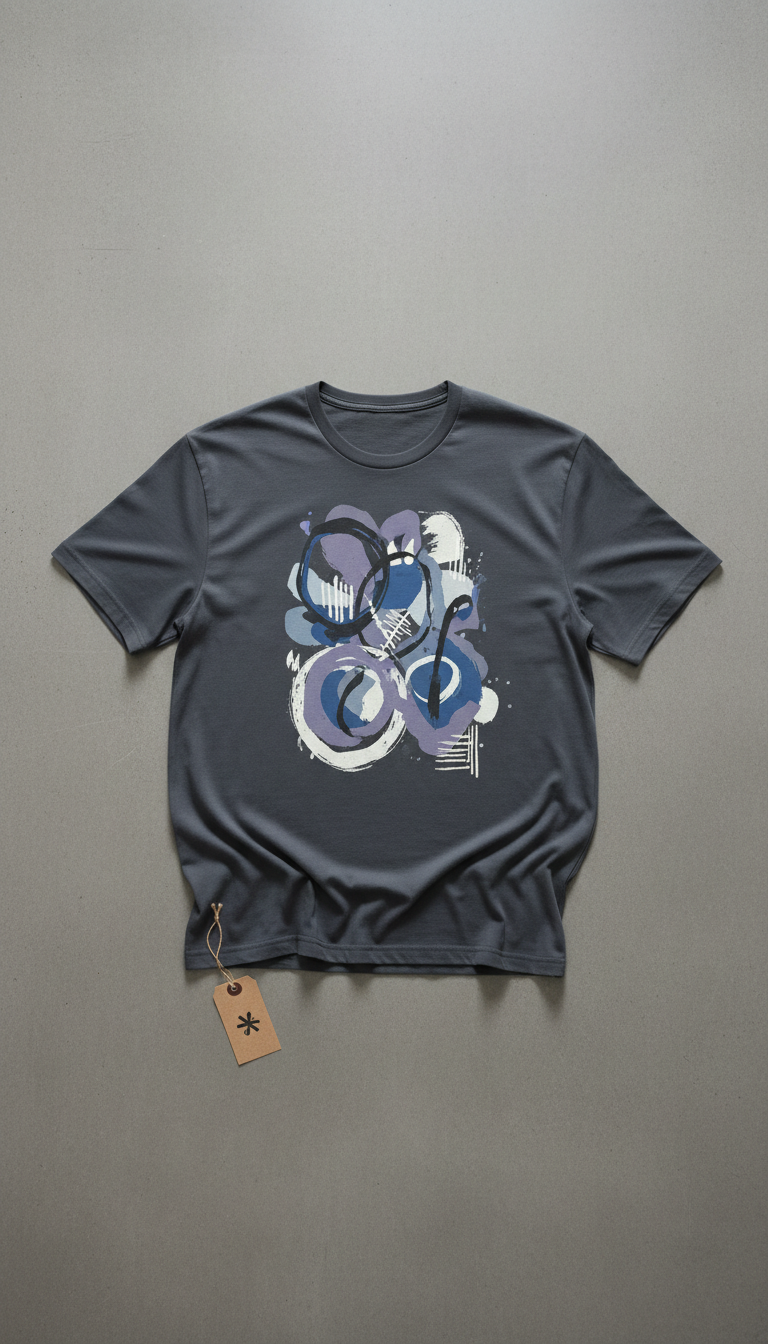 Graphite Relaxed-Fit Artist Tee