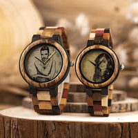 TimberCraft Custom: Premium Wooden Quartz WristwatchEco-Friendly - The Watch Tower