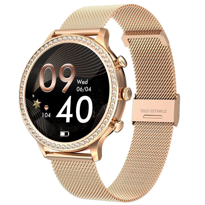 FinesseTrack Elegance: Women's Multifunctional Smart Quartz Watch - The Watch Tower