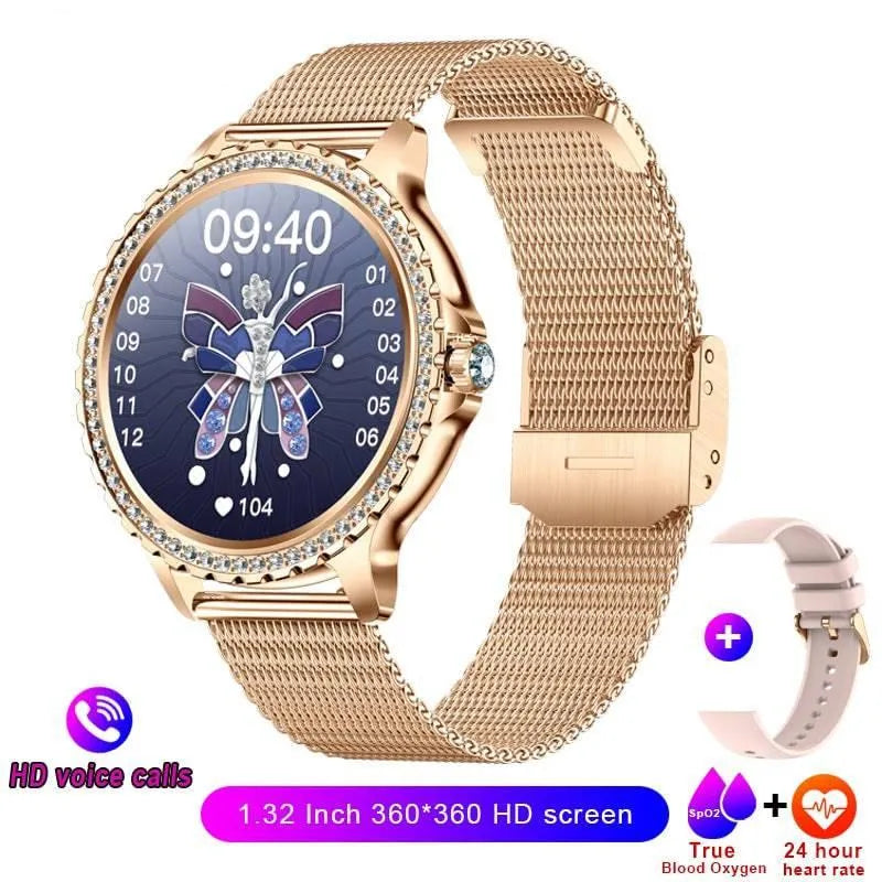 VoiceLink i58: Women’s Smart Bluetooth Calling Watch with AI Assistant - The Watch Tower