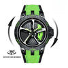 Lumina Wheel: High-Grade Stainless Steel Luminous Watch - The Watch Tower