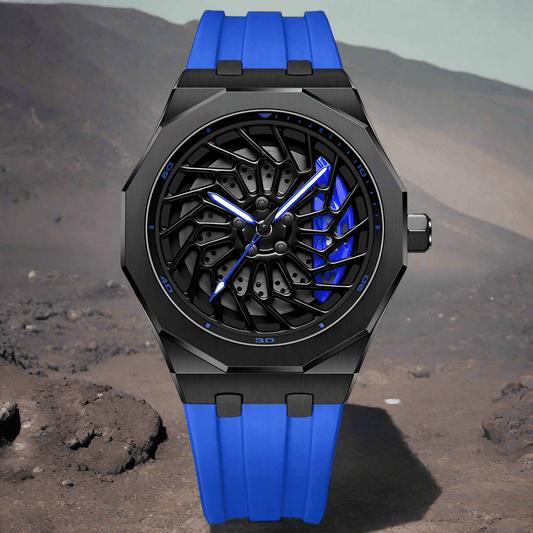 Revolution Quartz: Fashion-Forward Wheel-Inspired Men's Wheel Watch - The Watch Tower