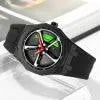 Wheel Caliper Watch Precision: Silicone Quartz Wheel-Inspired Watch - The Watch Tower