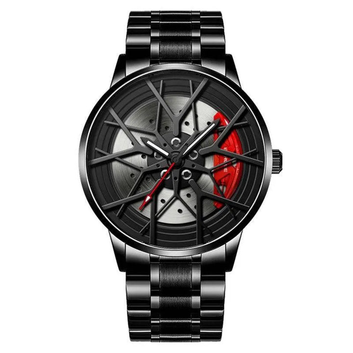 QuartzSteel Precision: Sleek Stainless Steel Quartz Watch - The Watch Tower