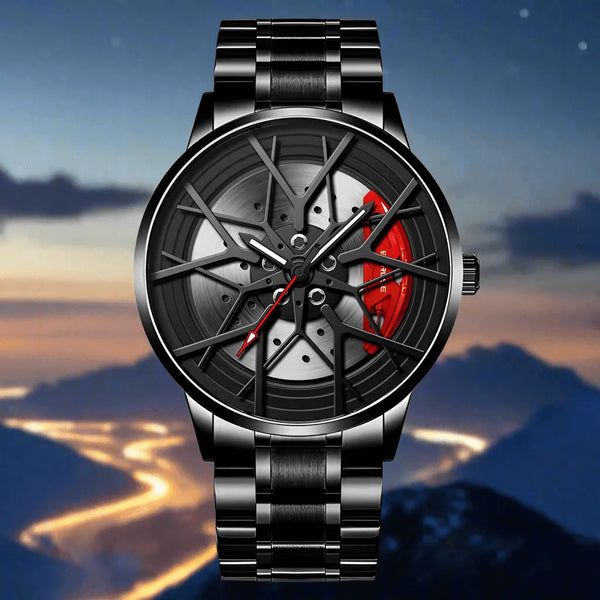 QuartzSteel Precision: Sleek Stainless Steel Quartz Watch - The Watch Tower