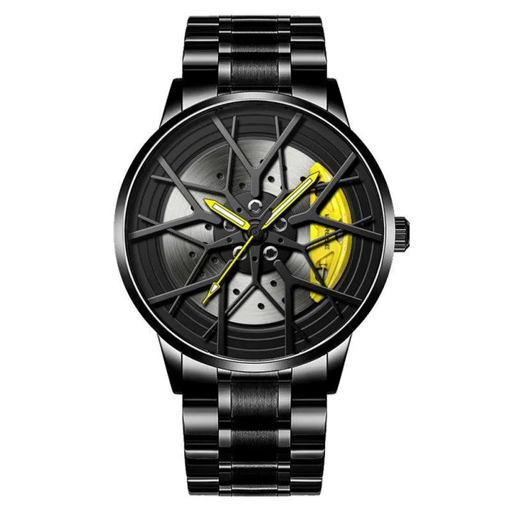 QuartzSteel Precision: Sleek Stainless Steel Quartz Watch - The Watch Tower