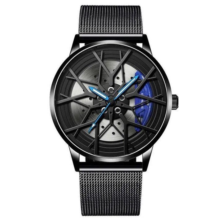 QuartzSteel Precision: Sleek Stainless Steel Quartz Watch - The Watch Tower