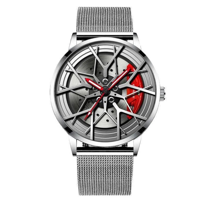 QuartzSteel Precision: Sleek Stainless Steel Quartz Watch - The Watch Tower