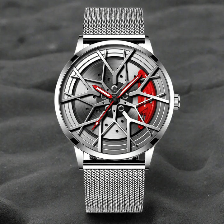 QuartzSteel Precision: Sleek Stainless Steel Quartz Watch - The Watch Tower