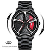 The Watch Tower Roadmaster: Stainless Steel Automobile Wheel-Inspired Quartz Watch - The Watch Tower