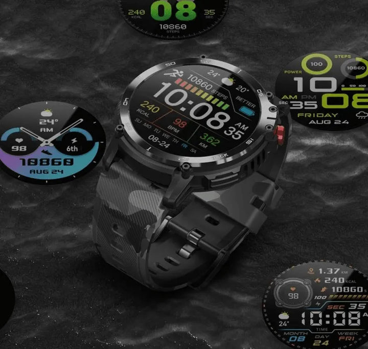 TriGuard ActiveSync: Rugged Bluetooth Sports Smartwatch with Enhanced Features - The Watch Tower