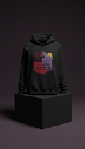 Eclipse Black graphic hoodie